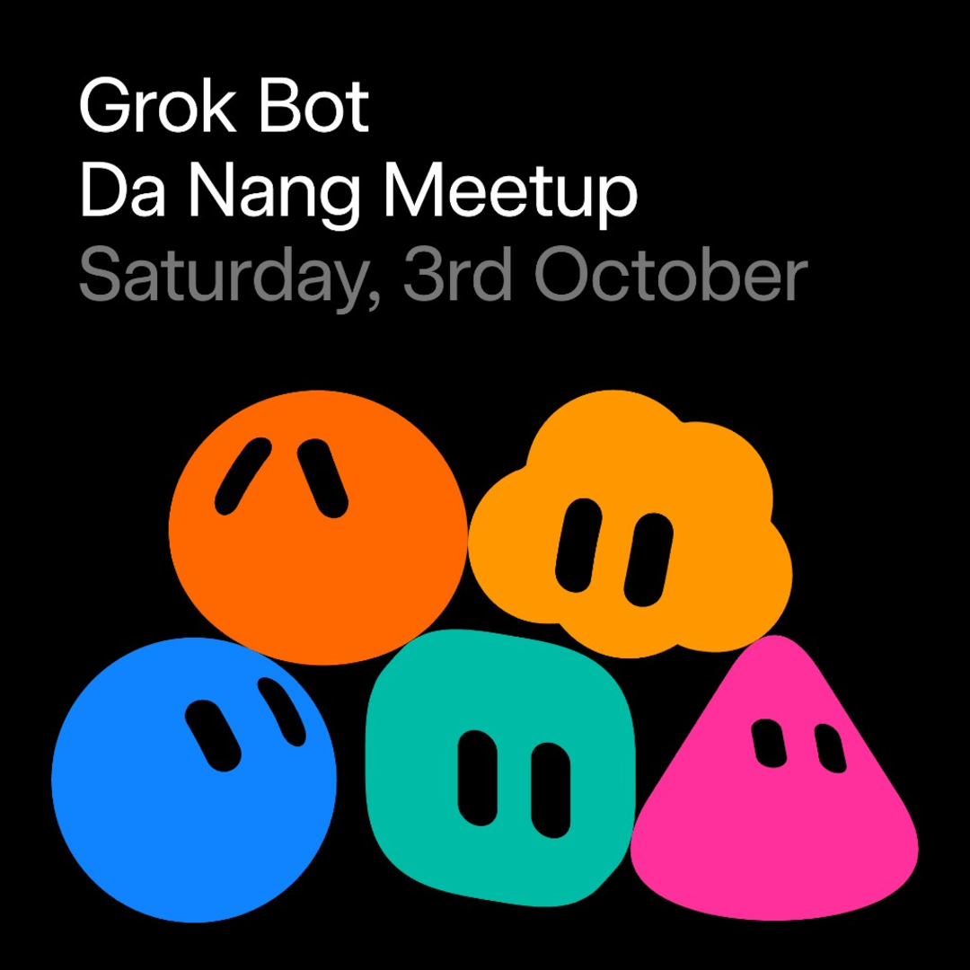 Square share card — Grok Bot Da Nang Meetup